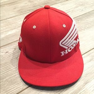 Flexfit Red Honda Hat